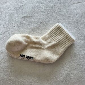 Cozy Cream Kids Wool Socks